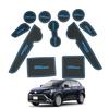 Hearsheng New Corolla Cross ZSG10 ZVG11 ZVG15 10 Series Эксклюзивный силиконовый резиновый коврик для салона, резиновый дверной карман, консоль, нарядная задняя часть