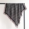90 * 90cm New Silk Scarf Women'S Spring And Summer Decorative Scarf Sunscreen Travel Shawl Autumn And Winter Scarf Thin Edition