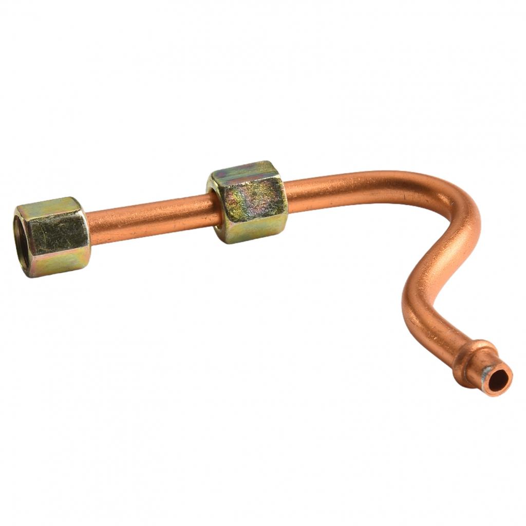 Improved Functionality Silver Tone Aluminum Air Compressor Exhaust Tube