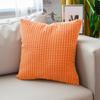 Nordic Corduroy Throw Pillow - Modern Sofa Cushion with Corn Kernel Design