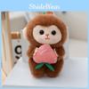 Monkey Plush Kids And Fruit Combo Toy For Backpack Hanging And Play Creative