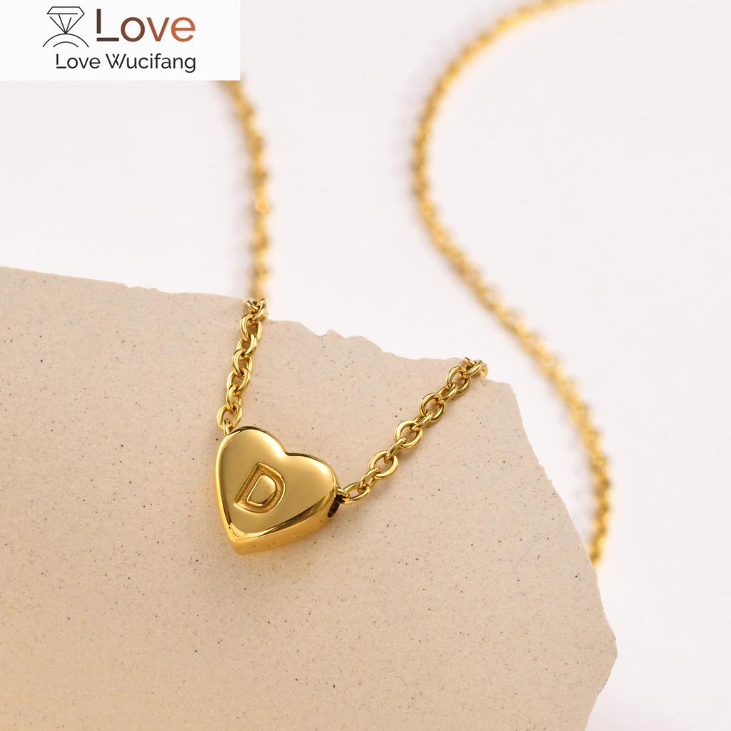 Крошечные ожерелья с буквами A-Z для женщин, колье с буквами в виде цепочки для молодых девушек, ювелирные изделия в подарок, ошейник из нержавеющей стали золотого цвета Femenino