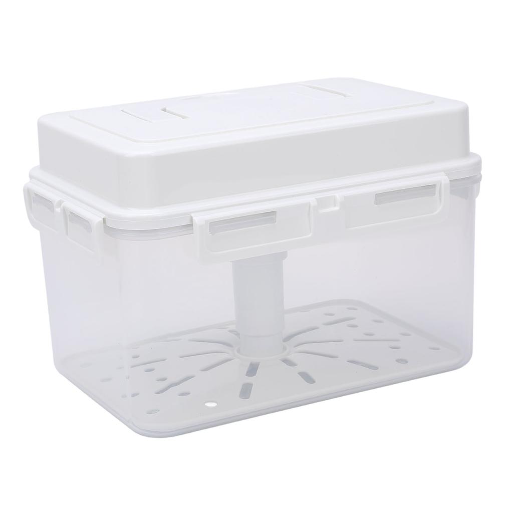 Контейнер для ферментации кимчи Большой вместимости Хорошая герметичность Прямоугольный Ящик для ферментации кимчи 4 л