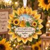 Seasonal Home Decorations Heartfelt Holiday Keepsake Ornament, Acrylic Hanging Decoration for Loved Party Decor Ones, Christmas Tree Pendant
