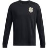 Under Armour X Grounds Collaboration Comfortable Round Neck Skin-Friendly Long Sleeve T-Shirt Men Tops Black 1386796-001