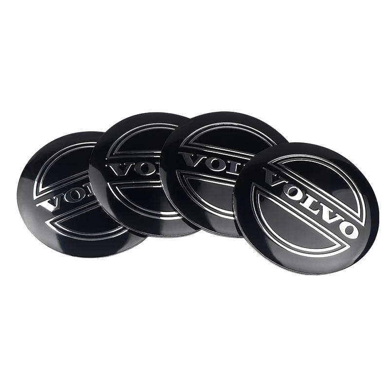 4pcs/set 56/60/64MM Car Wheel Center Caps Hub Sticker Covers For Volvo T6 AWD C30 C40 C50 C70 S40 S60 S70 S80 S90 V40 V50 XC90