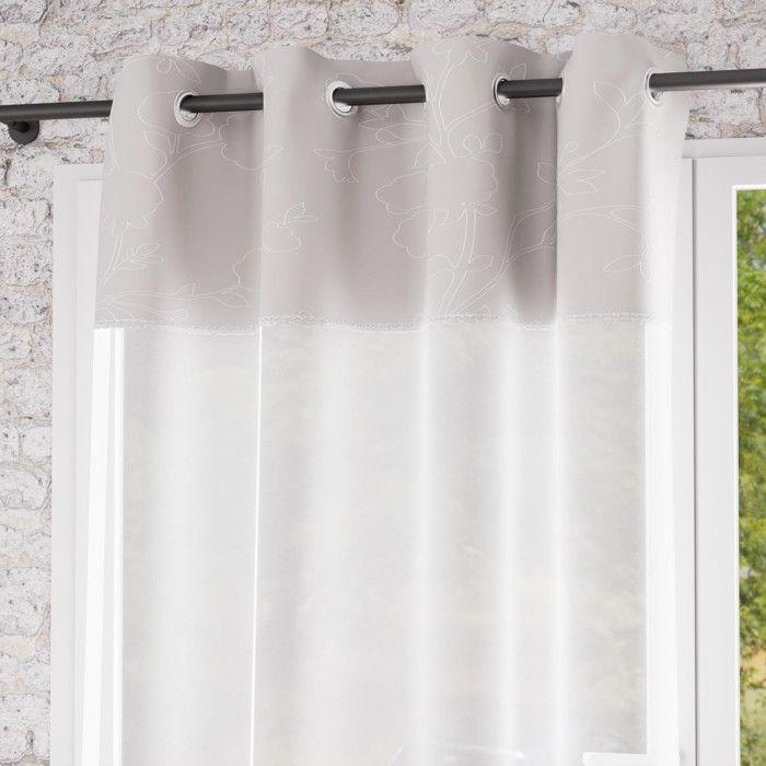 Cotton Eyelet Veil 135x250 Cm ROMANCE, by Soleil d'Ocre