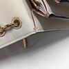 [Pre-Owned] Serpenti Forever Medium White Leather Snake Head Embellished Crossbody Shoulder Bag - Good #1A5O8RB
