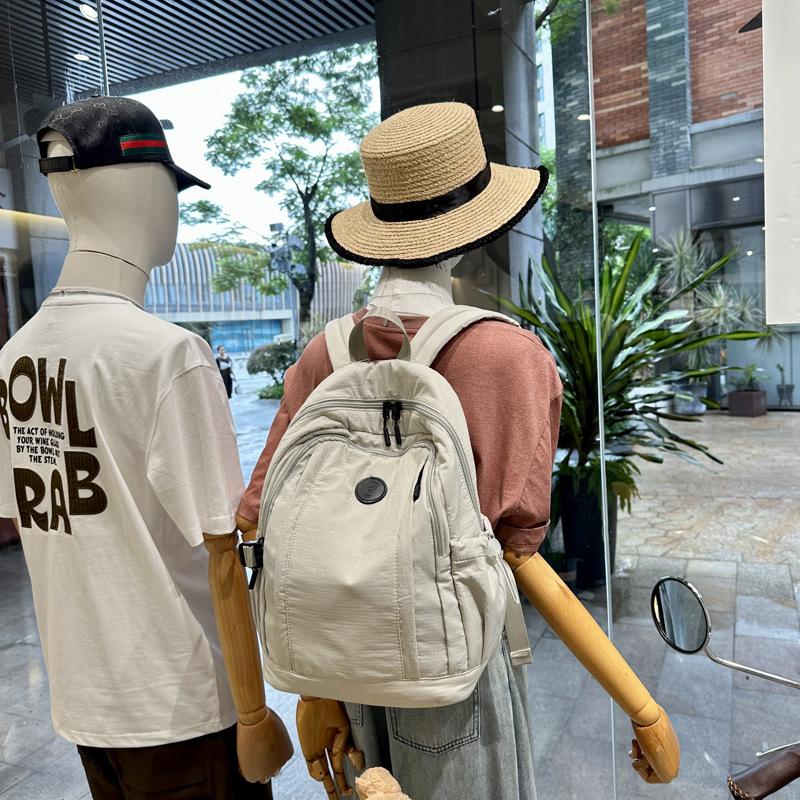 Студенческая школьная сумка женский рюкзак корейская версия ретро простой рюкзак дорожная сумка