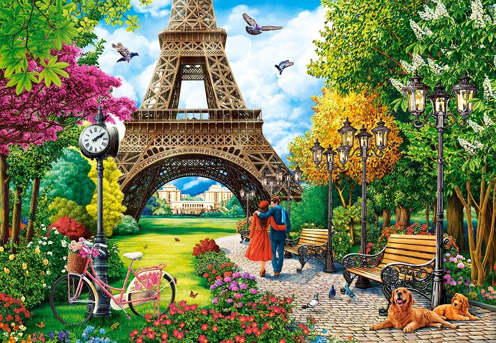 Puzzle 1000 C-104840-2 Spring in Paris