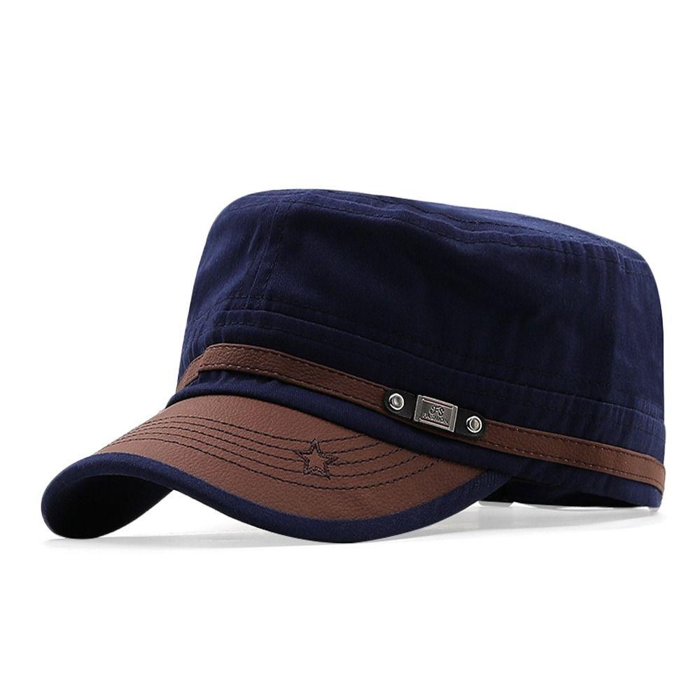 Casual Breathable Adjustable Cadet Hat Baseball Cap Sun Cap Hat