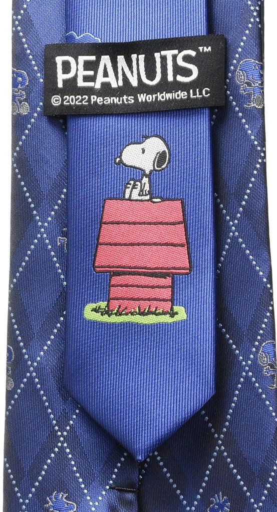 Галстук Peanuts Snoopy PND48162 Темно-синий SNOOPY Бизнес Бренд Галстук Подарок