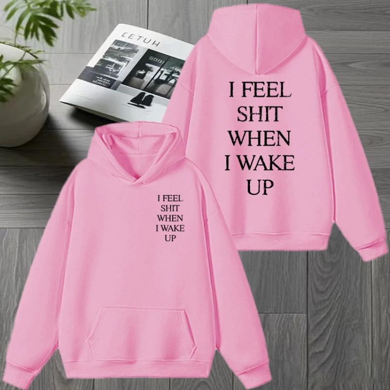 Yungblud I Feel Shit When I Wake Up Tour Двусторонний свитшот Мужчины женщины Флисовая толстовка Унисекс Повседневные пуловеры