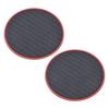 SEIWA Car Interior Supplies Non-Slip Mat Drink Pocket Mat Carbon Pattern Black 2 Pieces W866