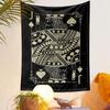 Vintage Jack of Spades Playing Card Design Patterned tapestry home decor, suitable for bedroom and living room, gift