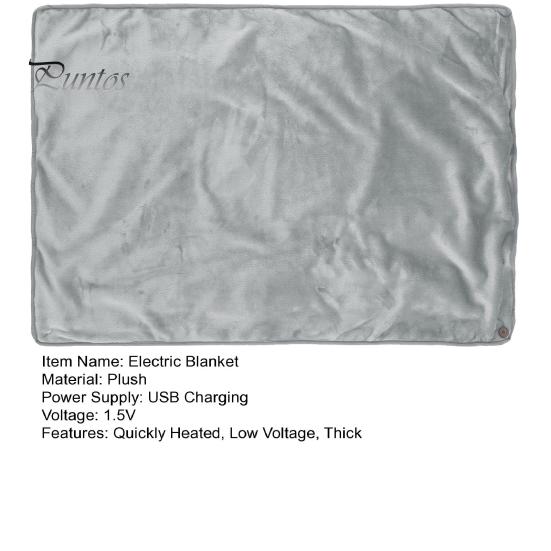 Электрическое одеяло с подогревом 5 В, низковольтная зарядка через USB, быстро нагреваемая теплая шаль, зимняя накидка, застегивающаяся на пуговицы, одеяло