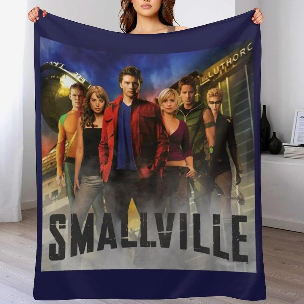 Плед Smallville Мягкий плед для улицы для пикника, пляжа, кемпинга