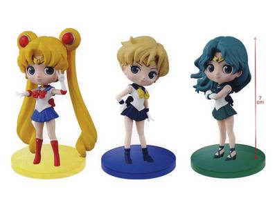 Sailor Moon Q posket petit, набор всех трех типов, том 3