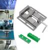 Drill Press Vise Metal Drill Press Vice Workbench Clamp with 2 Pieces Magnetic Multi Grooved Pads Set for Daily Working Supply