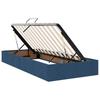 Storage Bed with Mattress Blue 90 x 200 cm Polyester