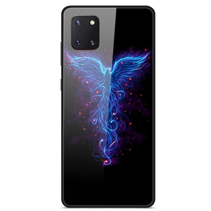 Для чехла Samsung Note 10 Lite Чехол Закаленное Стекло Планета Космос Чехол для Samsung Galaxy Note10 Lite Чехол S10 Lite Стеклянный Чехол