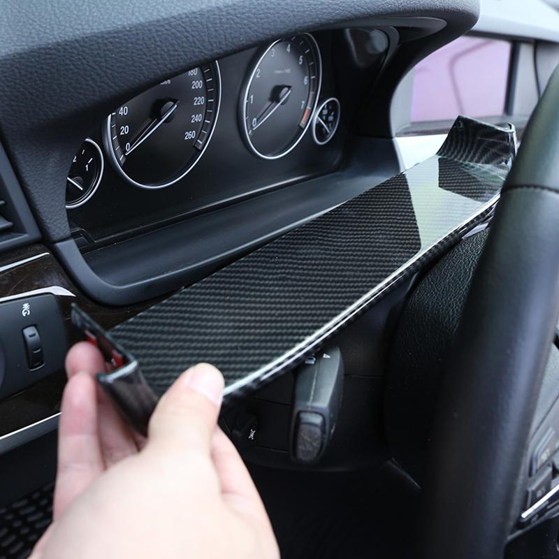 LHD ABS автомобильный дисплей на приборной панели декоративная рамка внутренняя полоса для BMW 5 серии F10 2011-17 модификация автоматического стайлинга