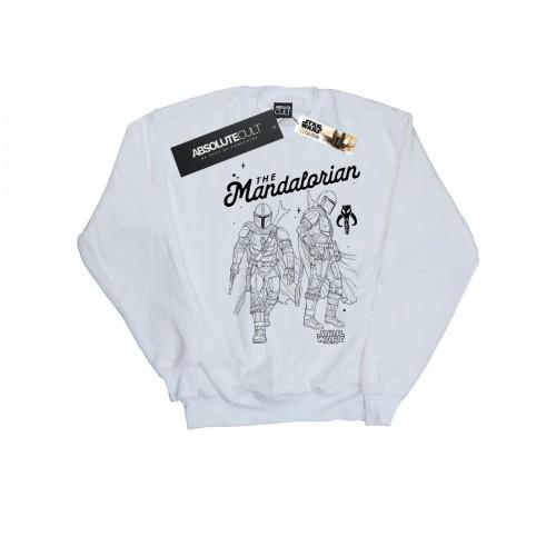 Star Wars Womens/Ladies The Mandalorian Hunter Profile Sweatshirt