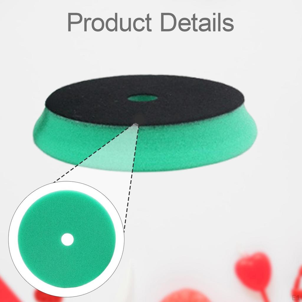 5-дюймовый полировальный диск для автомобиля с креплением на липучке для финишной обработки поверхности