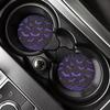 2PCS Purple Batmobile Cup Mat Stand Anti Slip Mat Bottle Stand Cup Stand In Car Anti Slip Cup Stand