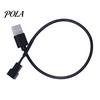 30 см USB-папа к 3-контактному адаптерному кабелю для ПК, компьютерного корпуса, вентилятора процессора