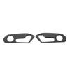 2pcs Power Seat Adjuster Switch Trim Panel Carbon Fiber Replacement for Urus 2018‑2021