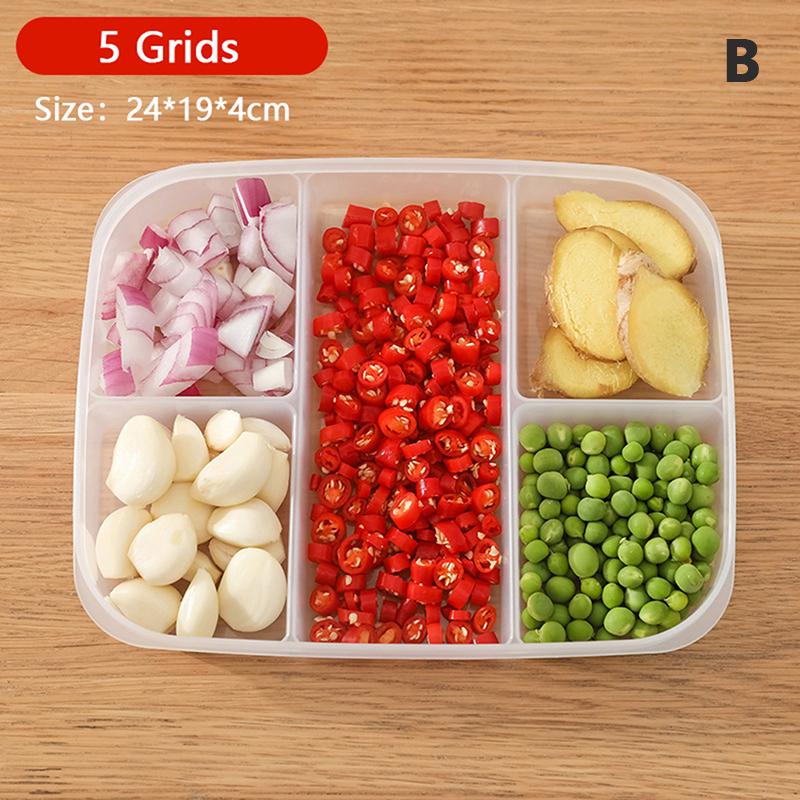 Ящик для хранения продуктов питания и фруктов Портативный отсек для холодильника и морозильника Органайзеры