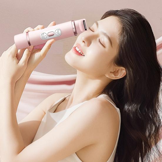 Women Electric Shaver USB Rechargeable Waterproof Portable Travel Face Body Bikini Area Arm Leg Hair Removal Razor Epilator Trimmer