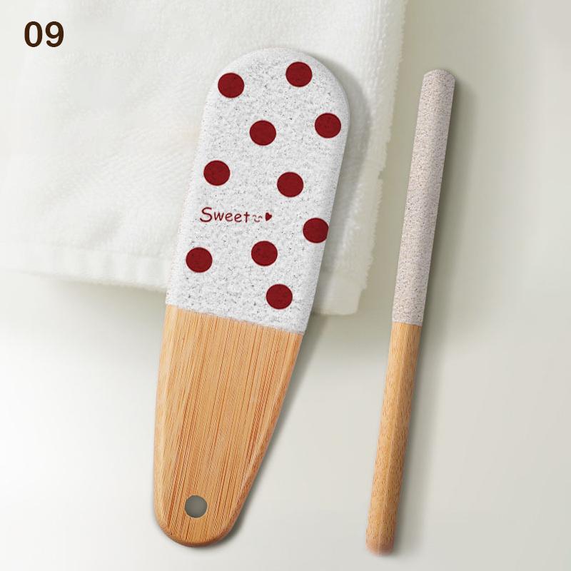 1 шт. Профессиональные пилки Двусторонний файл для ног Удаление мозолей для ног Деревянная терка для педикюра для выравнивания твердой грубой жесткой кожи