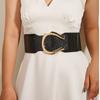 Wind Ladies Wide Belt Retro Elastic Elastic Waist Seal Dress Waist Decoration