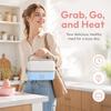 Large Capacity Electric Heating Lunch Box Quick Heating Portable Insulated Lunchbox  Office Use