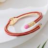 Shiny Glitter Pencil Bangle Trendy Fashion Cuff Bracelet Cute Cross Enamel Bracelet  Daily