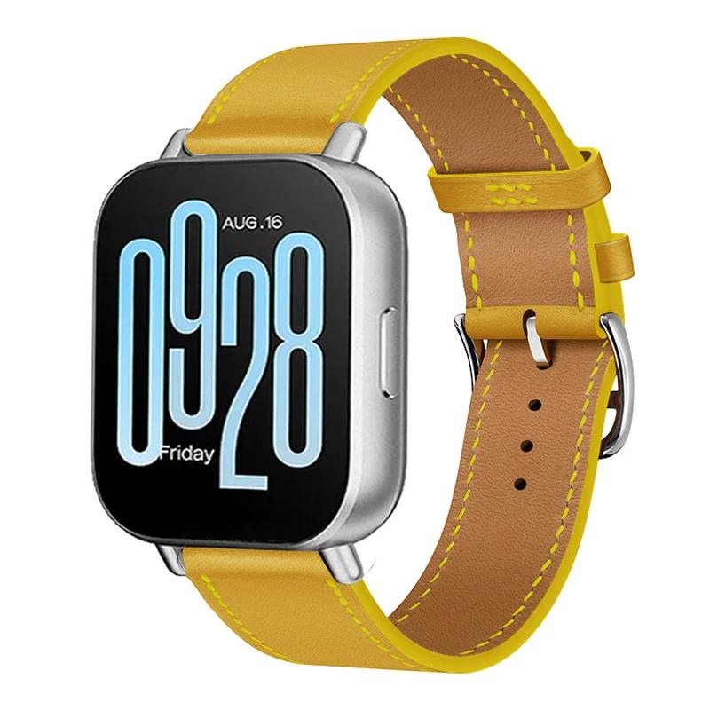 Кожаный браслет-петля для Realme Watch 5 Аксессуары для ремешка 22 мм Ремешок для Realme Watch S2/3 3Pro S SPro/2 2 Pro Ремешок для часов