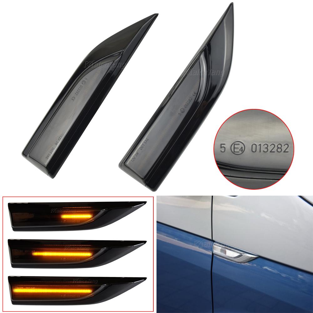 LED Dynamic Turn Signal Light Side Marker Sequential Indicator Blinker Lamp for VW Volkswagen Transporter T6 Multivan Caddy