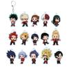 TV Anime "My Hero Academia" Trading Chibi Character Red Casual Clothes Ver. Acrylic Keychain Box of 15