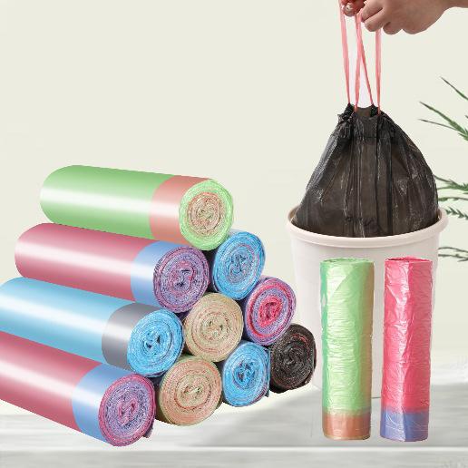 Drawstring Garbage Bag Thickened Garbage Disposal Bag Smart Trash Can Kitchen Toilet Garbage Storage Bag Weighing 10kg