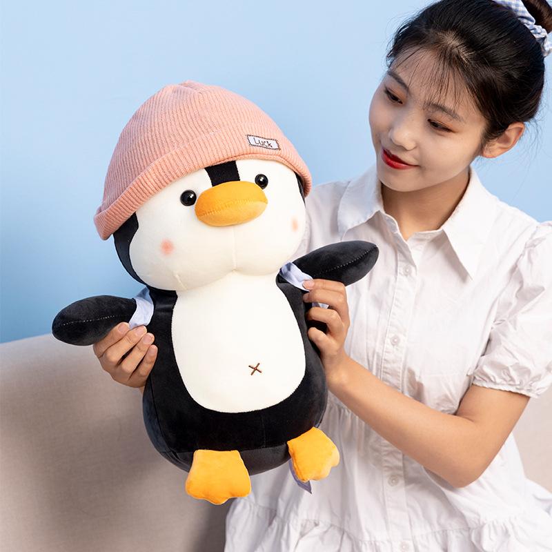 Мягкая игрушка Пингвин Плюшевая игрушка для девочек, мальчиков и малышей — пушистая мягкая игрушка для обнимашек и игр, Мягкая игрушка Пингвин Мягкая игрушка в подарок
