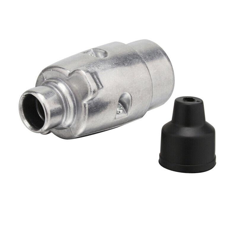 7-контактный металлический разъем для прицепа, фаркоп, гнездо для буксировочных фонарей, автомобиль, фургон, караван 12 В Apm