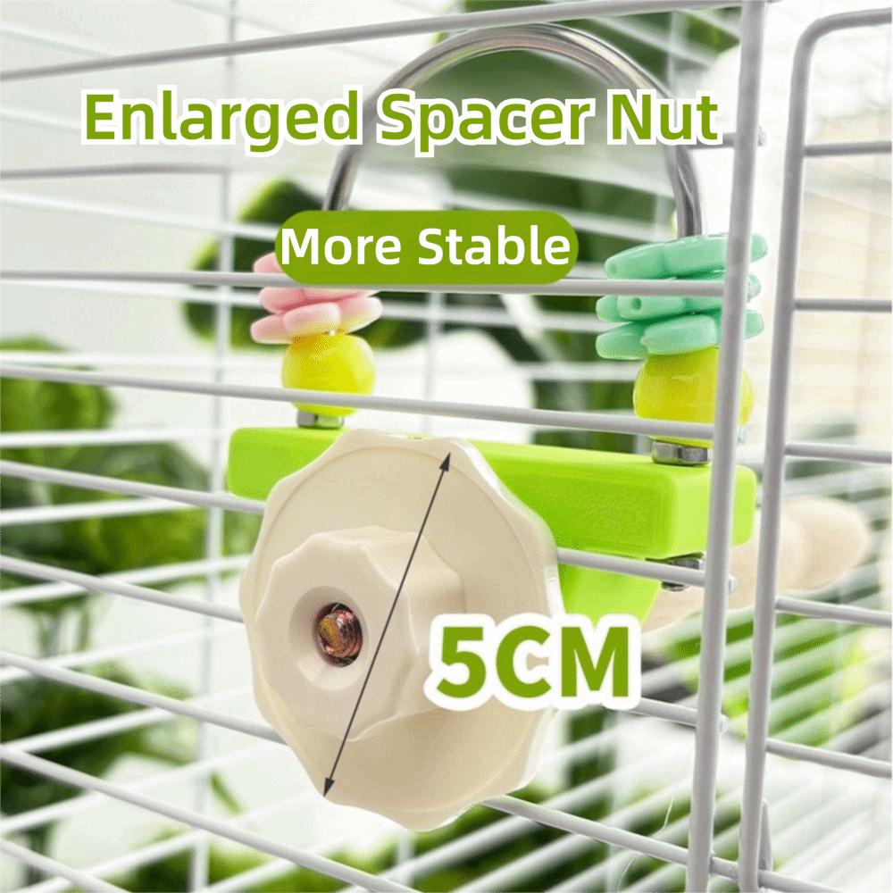 Wear-resistant Paw Grinding Sticks Non-slip Parrot Standing Pole Fun Bird Perch Stand Birdcage Use