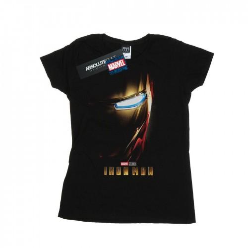 Marvel Studios Womens/Ladies Iron Man Poster Cotton T-Shirt