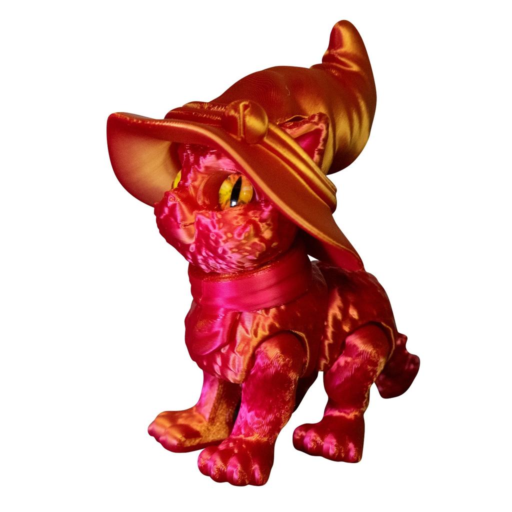 3D-печать декоративных аксессуаров и игрушек для кошек в шляпах