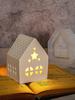 Small House Candlestick Silicone Mold Church Window Tealight Holder Molds DIY Concrete Candle Holder Resin Mould Home Decor Gift