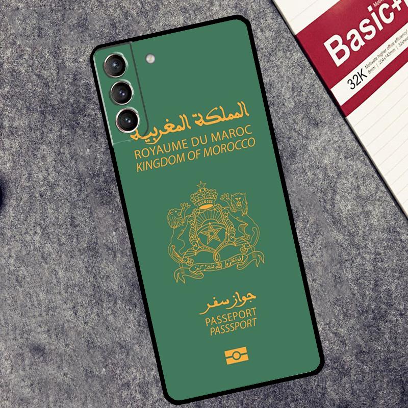 Чехол с флагом и гербом Марокко для Samsung Galaxy S25 S26 Ultra S20 S21 S22 S23 S10 Plus S25 FE S24 Ultra Чехол Coque