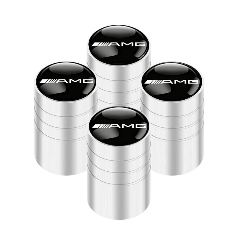CRT1 Car Tire Valve caps Emblem metal sticker For Mercedes Benz W203 W204 W168 GLC GLE CLA accessories Interior Mouldings YZQMM-BENC