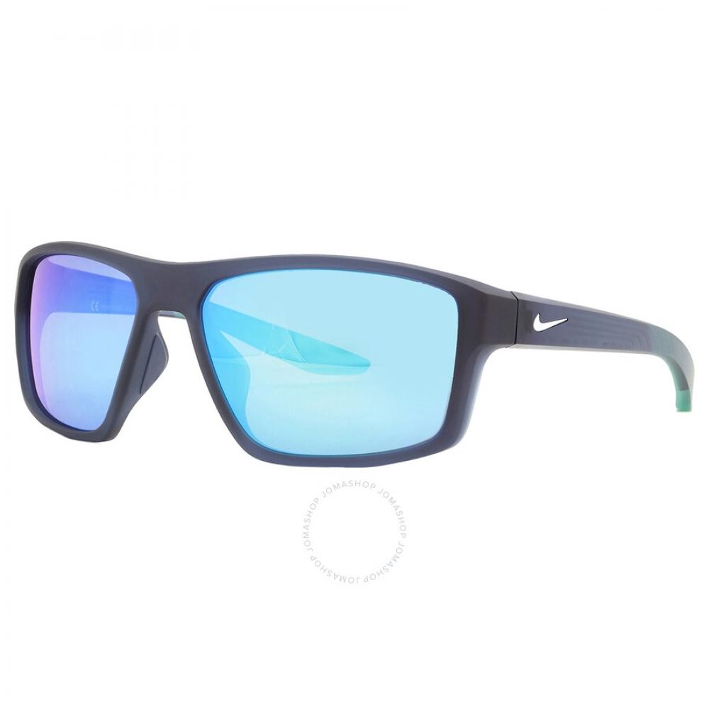 Nike Turquise Mirror Square Unisex Sunglasses NIKE BRAZEN FURY M DC 3292 410 60